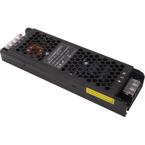 Alimentation LED 24V 250W, tension d'entrée AC170-260V, transformateur à découpage tension constante pour bande lumineuse, source d'alimentation stable. (1/5)
