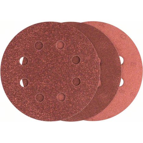 Bosch 2607019496 25 Fogli Abrasivi Roto-orbitale, Grana 80-240, 115 mm