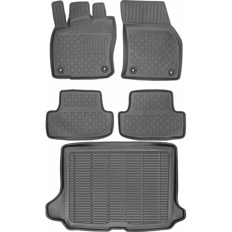 Juego de alfombrillas para coche y maletero para Audi Q2 Crossover (modelo 2016). (1/5)