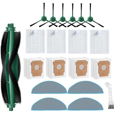 Filtre pour aspirateur brosse pour aspirateur Filtre de brosse pour aspirateur filtre de 104 Combo/105 Vac/105 Combo+/Q052 Aspirateur Main Side Brosse Filtres Serpillière Dust Bags (1/5)