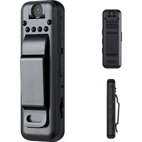 Mini Enregistreur Vidéo de Poche Enregistrement en Boucle Vidéo HD 1080P Caméra de Vision Nocturne Micro Spy Cam (1/5)