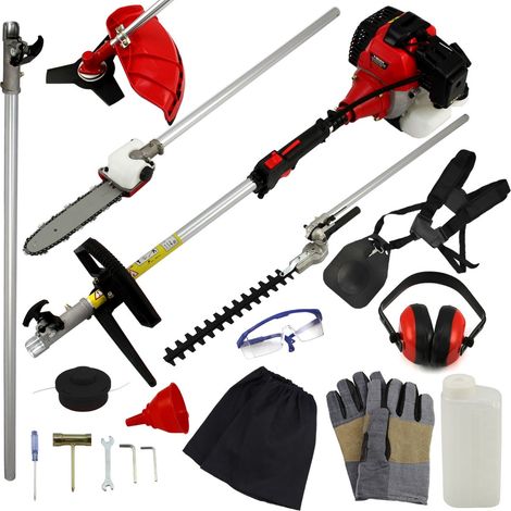 T-Mech 5 in 1 52cc Petrol Garden Cutter Multi Tool (1/5)