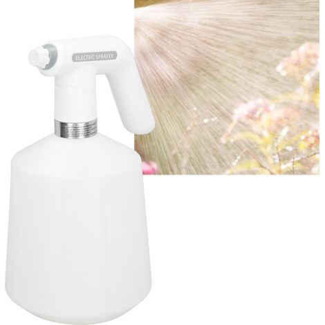 Aspersor eléctrico para césped con bomba rotativa, 2,5 l, ABS/HDPE, recargable por USB, batería de 2000 mAh y triple protección para el jardín. (1/5)