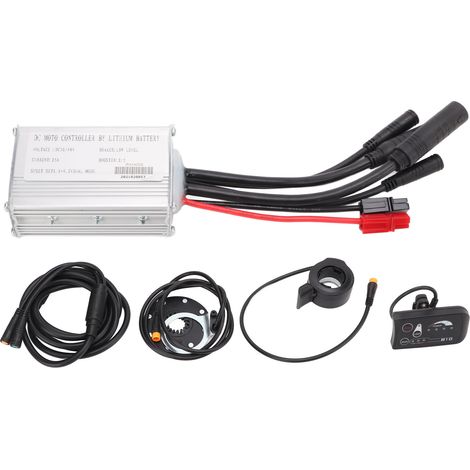 Kit de conversion batterie lithium vélo 15A contrôleur LED S810 écran câble liaison 1 à 2 pour moteur 250W 300W (1/5)