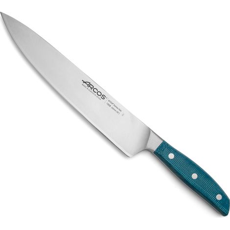 COLTELLO DA CUCINA BROOKLYN - Coltello da cucina a lama larga, a lama liscia, stabile e resistente. Coltello multiuso per uso professionale e domestico, che pulisce, taglia e sminuzza le verdure. (1/5)