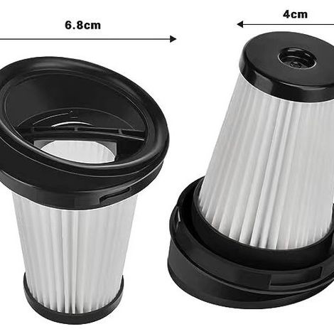 Compatible avec les aspirateurs Grundig VCH9629 VCH9630 VCH9631 VCH9632, cartouches de filtre HEPA. (1/5)