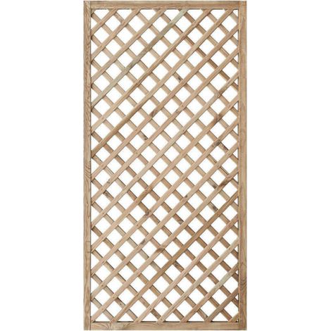 GRIGLIATO GLICINE 90X180CM IN PINO IMPREGNATO