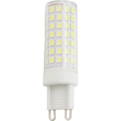 ALPINALUZ  Bombilla LED G9 Tubular 6W 3000K - Luz Cálida 220-240V AC, Eficiencia y Durabilidad (1/5)