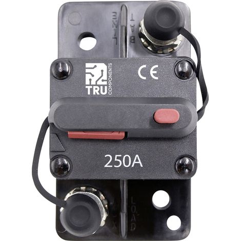 TRU COMPONENTS TC-13596612 Sicherungsautomat 250 A Schwarz 1 St. (1/4)