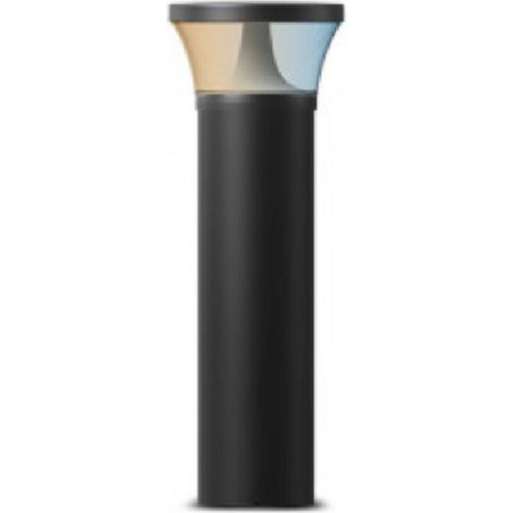 Borne lumineuse LED FUSAIN 475 mm - 25W CCT Miidex Lighting® noir - cct