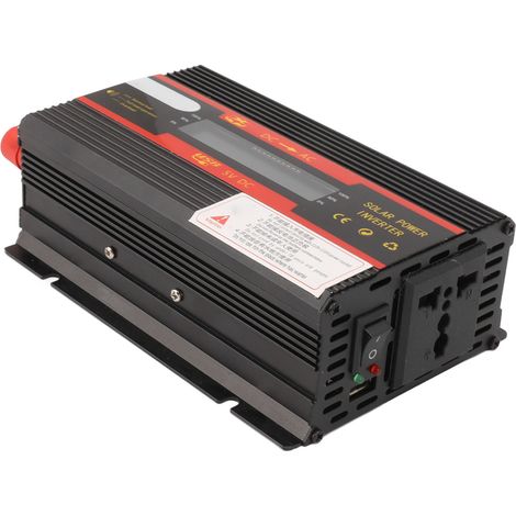 Convertisseur/onduleur automobile 600 W, convertisseur solaire 600 W avec écran LCD pour la production d'énergie éolienne (1/5)