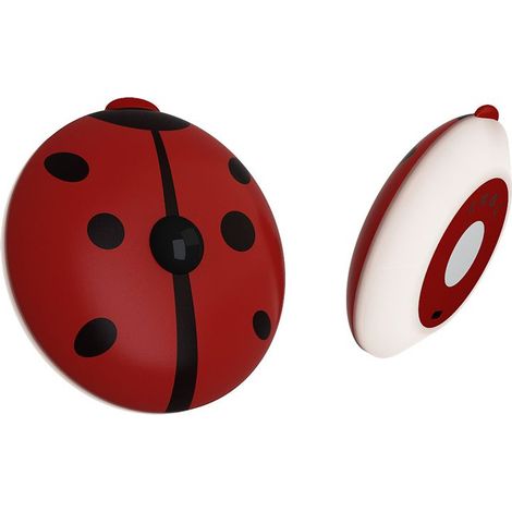 Veilleuse LED coccinelle avec capteur de mouvement sans fil (1/3)