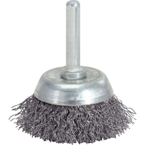 Brosse boisseau acier 0,3 mm, Ø 75 mm Kstools (1/3)