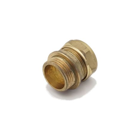 PrimaPlus Brass Compression Adaptor 28mm x 1" Male - Pack of 5 (1/3)