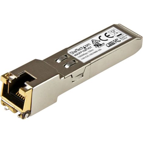 StarTech.com Cisco Meraki MA-SFP-1GB-TX kompatibel SFP Transceiver Modul - 10/100/1000BASE-TX (1/5)
