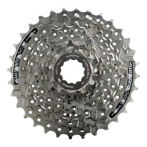 Piñones de cassette Shimano CS-HG41-8 de 8 velocidades y 11-30 dientes