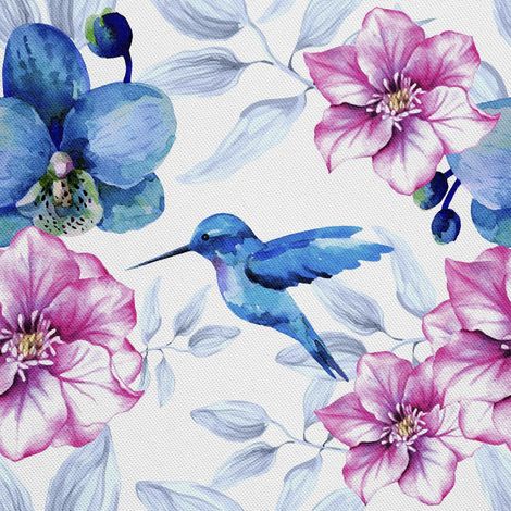 Decoración de exterior Oxford - Motiv Orchidee und Kolibri I DX085 (1/5)