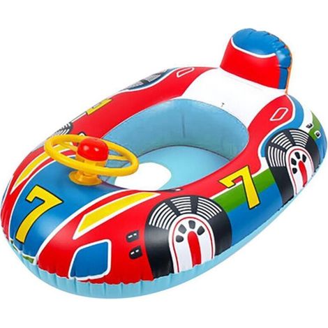 Volant Flottant pour Piscine Enfant - Bouée Gonflable avec Poignée pour Bébé Nageur 1-2 Ans (1/5)