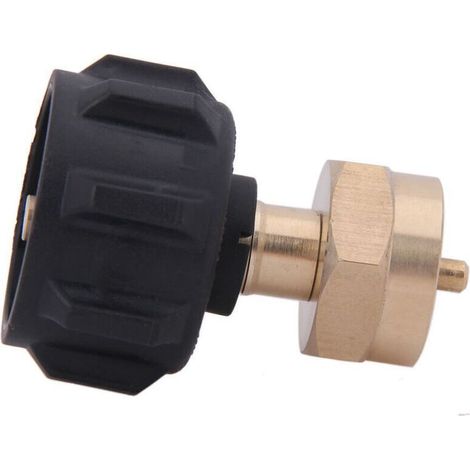 Détendeur pour bouteille de propane pour barbecue/réchaud de pique-nique extérieur, adaptateur de remplissage de propane, accessoires - AquaForge (1/5)