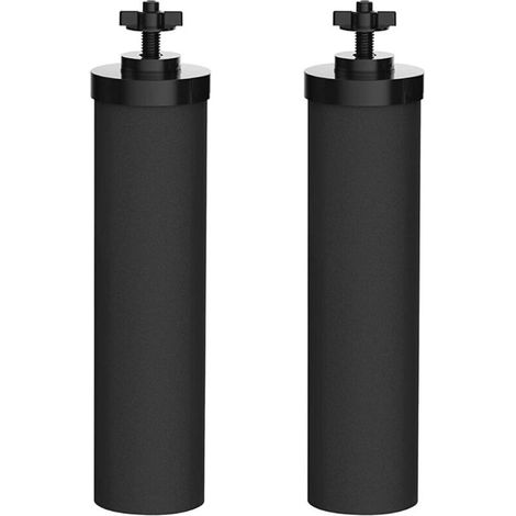 AMXCNOY BB-9-2 Wasserfilter kompatibel mit Ber-key Reinigungselementen Kartuschenelement Schwarz Premium Wasserfilter kompatibel mit Serie Travel Big Royal Imperial Crown Light (2 Stück) (1/4)
