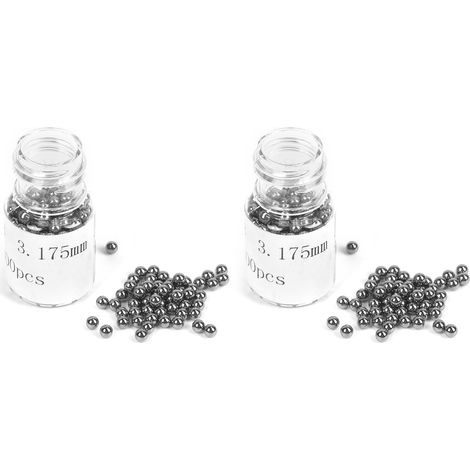 1/8 scale bicycle bearing steel balls sold in sets of two (300 balls per bottle), made of 304 stainless steel. (1/5)
