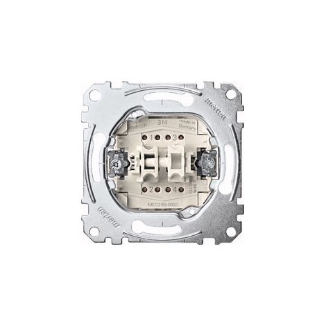 Merten MEG3155-0000 Interruptor basculante metálico 10A 250V (1/2)