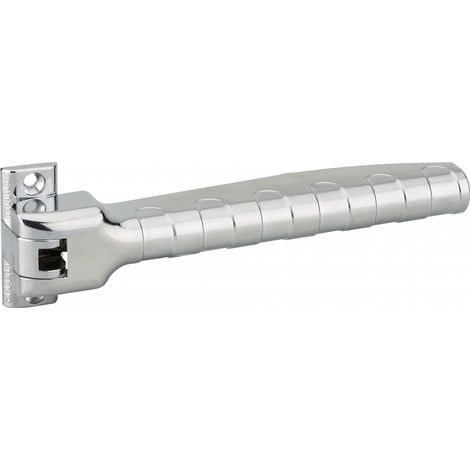 Thirard – Ferme-porte automatique pour porte légère – Finition anodisée argent – Réglage de la puissance – Système à l'équerre