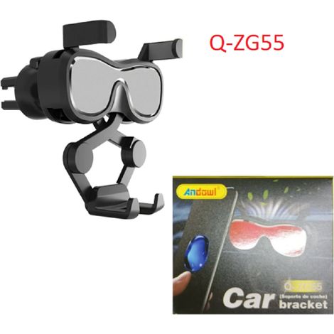 Andowl - Supporto Mobile Per Auto Q-zg55 Portacellulare Attacco Presa Aria Rotazione 360° - (1/5)