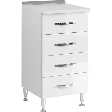 Cassettiera per Cucine Componibili L.40 x P.50 x H.85. Col. Linea Azzurra