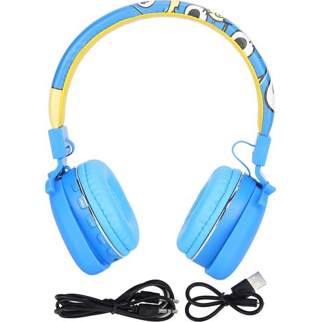 YLFASHION Casque Bluetooth Enfant Réglable Pliable avec Câble 3.5mm pour PC et Téléphone (1/5)