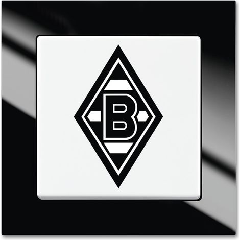 Busch-Jaeger Interrupteur de ventilateur Borussia Mönchengladbach Commutation d'arrêt et va-et-vient Bascule, Interrupteur de ventilateur - Busch-axcent® (2000/6 UJ/05), 2CKA001012A2205 (1/3)