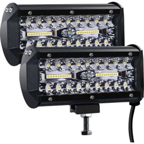 Phare LED 12V 300W étanche IP67 – 27000 lumens – Aluminium moulé qualité militaire – Angle de faisceau 120° pour véhicules tout-terrain - 000lm (1/5)