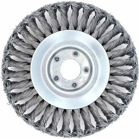 Brosse métallique rotative pour désherbage, disque 6/8 pouces pour outils de jardin et agriculture (6 pouces) (1/5)