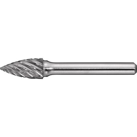 Fresa SPG Acero especial D.8mm cabeza-L.20mm vástago-D.6mm HM cruz galvanizada PROMAT