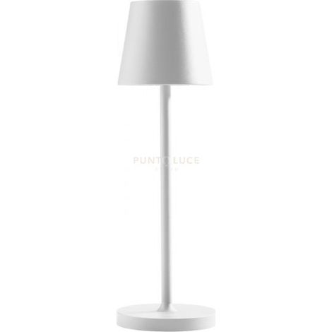 GLS032- LAMPADA RICARICABILE A BATTERIA BIANCA A LED 3000K 300LM 3W DIMMERABILE