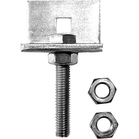 Supporto regolabile di fissaggio per motore tapparelle completo di piastra con foro per perni da 10 mm (1/3)