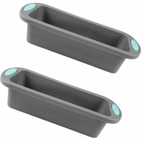 2 Pièces Moules à Pain en Silicone,Moule à Cake Silicone,Antiadhésif Moules Rectangulaire pour Gâteaux,Pain Cuisson,Lasagnes,Brownies,Moule a pain de mie,Moule à gâteau en silicone,27.8 x 12 x 6.5 cm