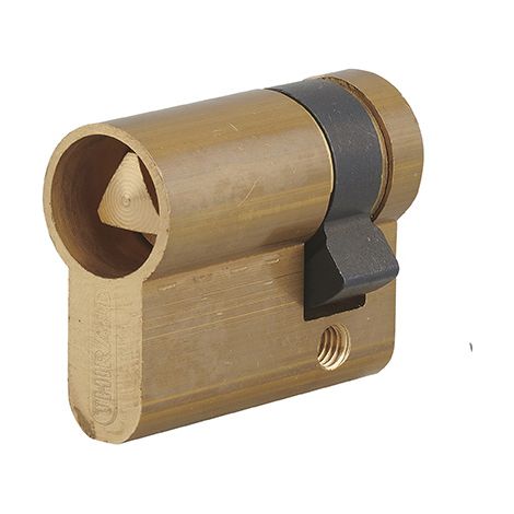 Thirard – Demi-cylindre triangle interne ascenseur 9mm profilé HG – Panneton orientable – Dimensions 30x10mm – Laiton pour sécurité renforcée (1/3)
