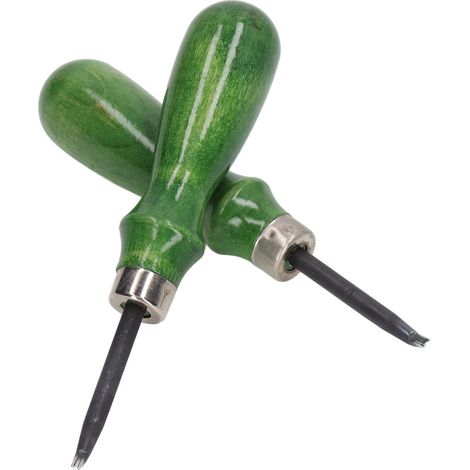 2er-Set Lederkantenabschräger, professionelles Werkzeug aus legiertem Stahl zum Abschrägen und Schneiden von Lederkanten, DIY-Werkzeug (1/5)