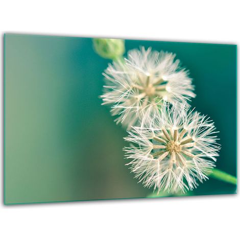 Tagliere in vetro temperato 30x22 cm con decorazioni floreali (1/5)