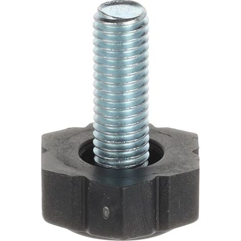 Riex GA12 Gamba regolabile avvitabile D22, M8x22, nera (1/4)