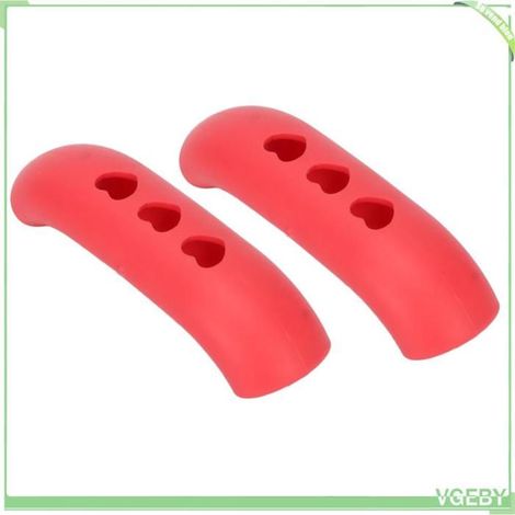 Manchon de poignée de pot - FAFECY - Lot 2 - Résistant à la chaleur - Antidérapant - Silicone (1/5)