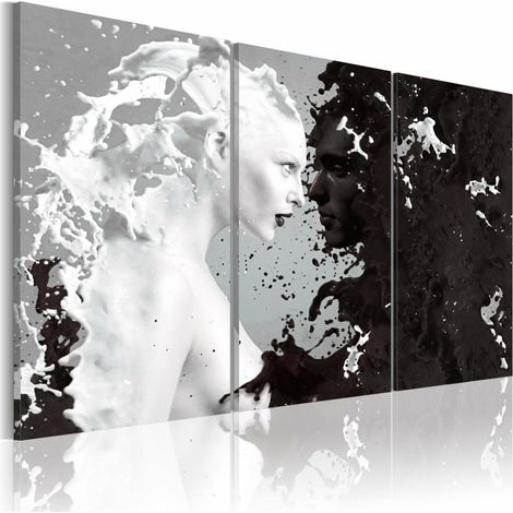 Tableau lait et chocolat - 90 x 60 cm (1/4)