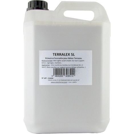Primaire d’accroche pour sol TERRALEX avant application de Béton ciré  Conditionnement: 5 Litres