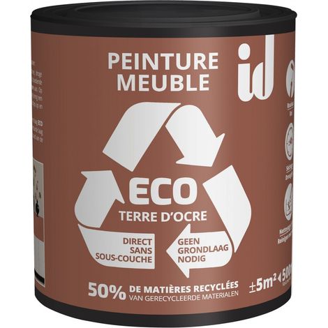 Peinture ECO pour boiseries et meubles - terre d'ocre 500ml - ID PARIS (1/3)