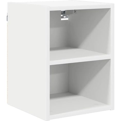 Armadio sospeso moderno con ampio spazio di archiviazione 30 x 29,5 x 40 cm in legno ingegnerizzato bianco 020053449