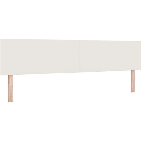 Maison Exclusive - Testiera LED con strisce LED Crema 200 cm Tessuto in Cords (1/5)