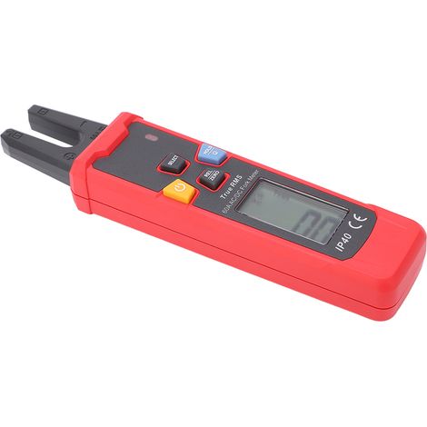 Digitales Mini-Zangenmessgerät, tragbar, stabile Gabel, AC/DC 60A, Strommessung für Elektriker (1/5)