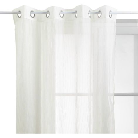 Tenda mila a righe testurizzate140x240cm bianco - Atmosphera créateur d'intérieur