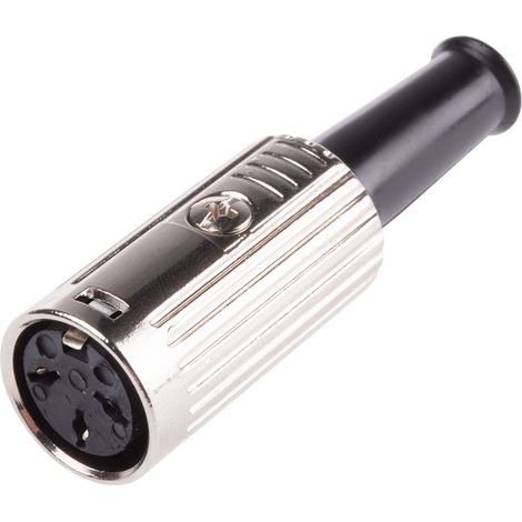 Connecteur DIN RS PRO, 3 contacts, Femelle, Montage sur câble ( Prix pour 1 )